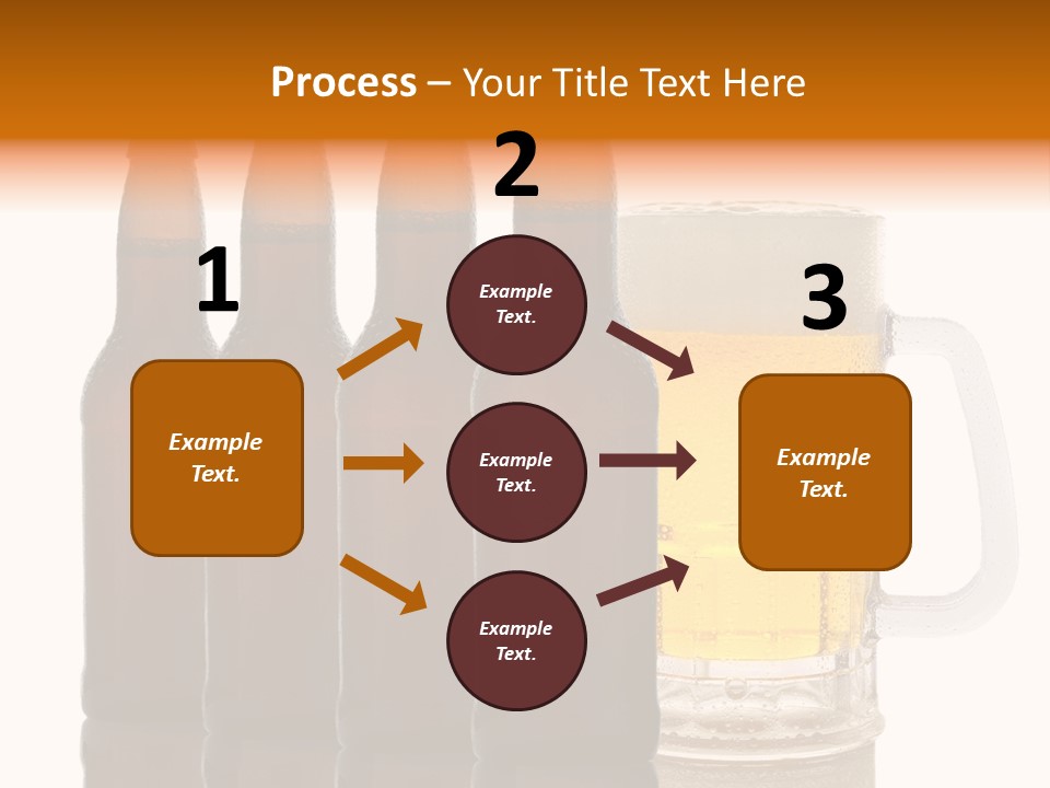 Cold Beer Beer Mug PowerPoint Template