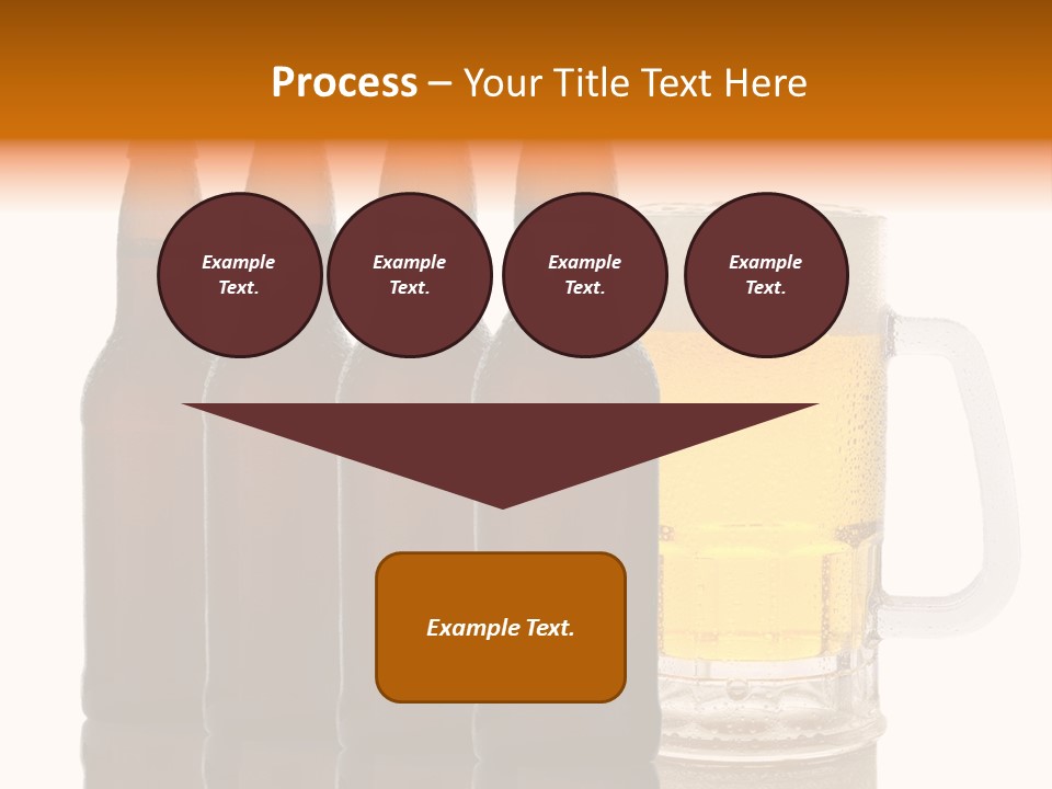Cold Beer Beer Mug PowerPoint Template