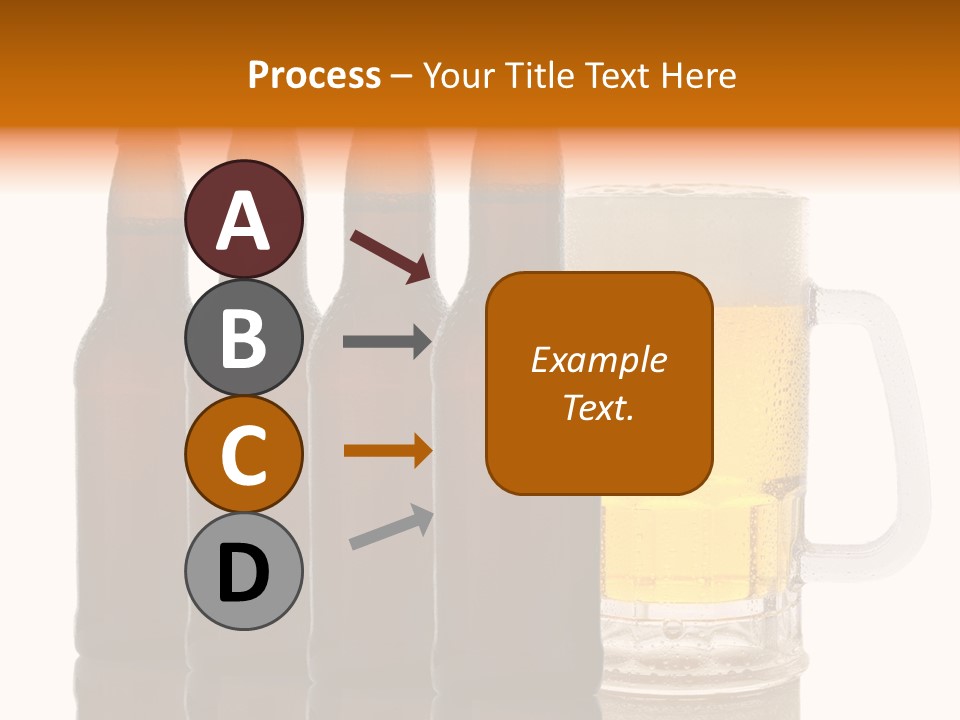 Cold Beer Beer Mug PowerPoint Template