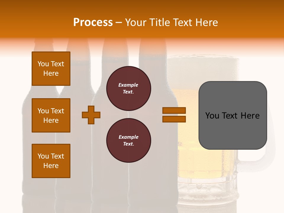 Cold Beer Beer Mug PowerPoint Template