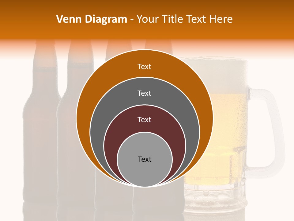 Cold Beer Beer Mug PowerPoint Template