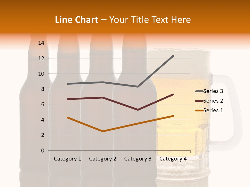 Cold Beer Beer Mug PowerPoint Template