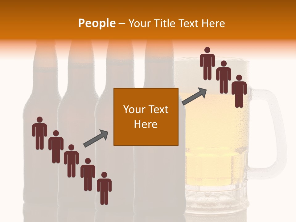 Cold Beer Beer Mug PowerPoint Template