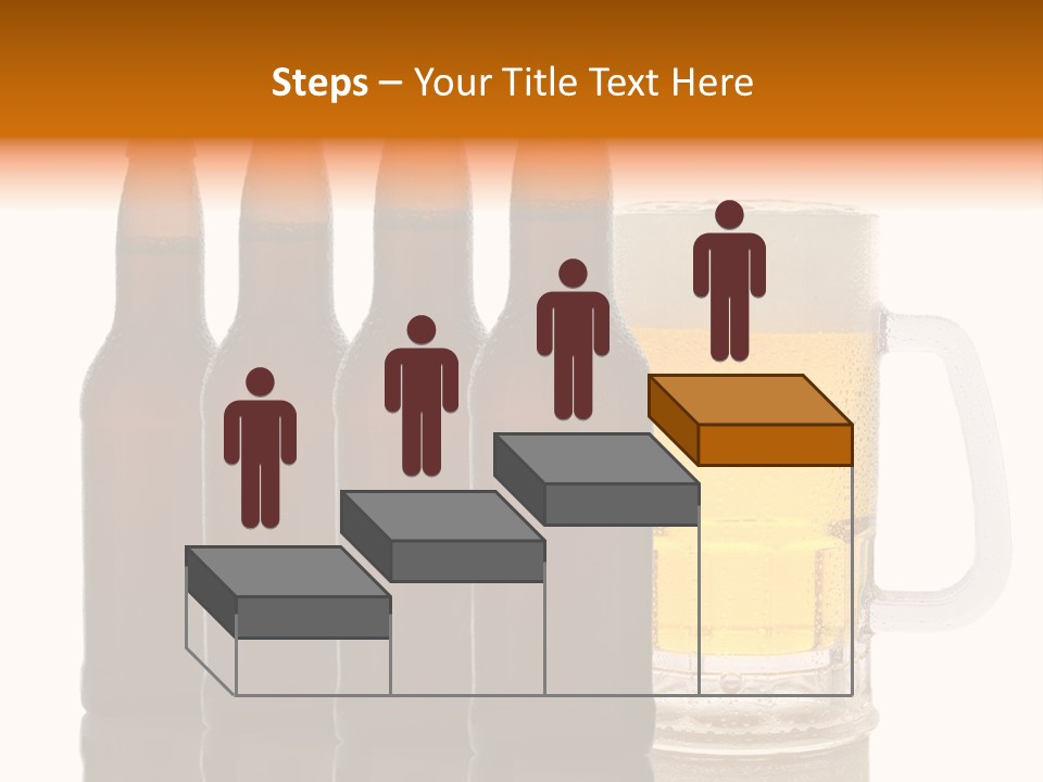 Cold Beer Beer Mug PowerPoint Template