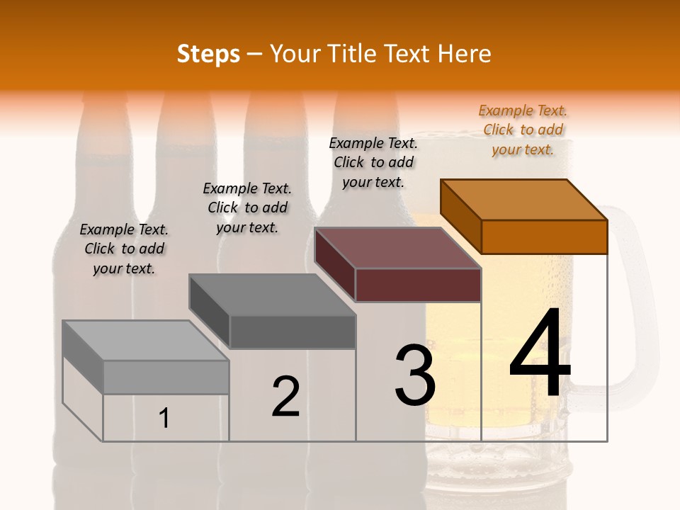 Cold Beer Beer Mug PowerPoint Template