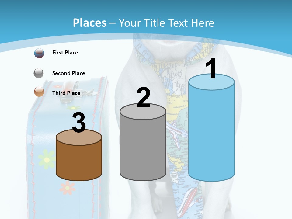 Isolated Glasses Holiday PowerPoint Template