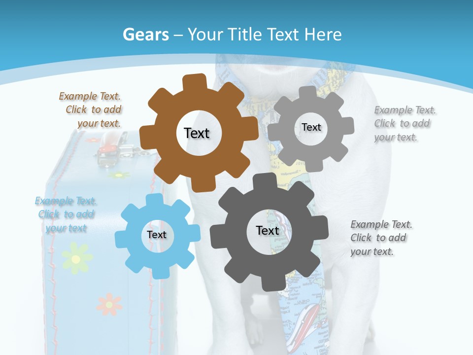 Isolated Glasses Holiday PowerPoint Template