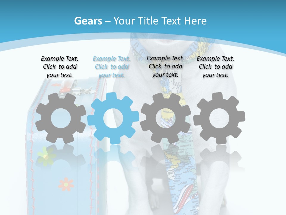 Isolated Glasses Holiday PowerPoint Template