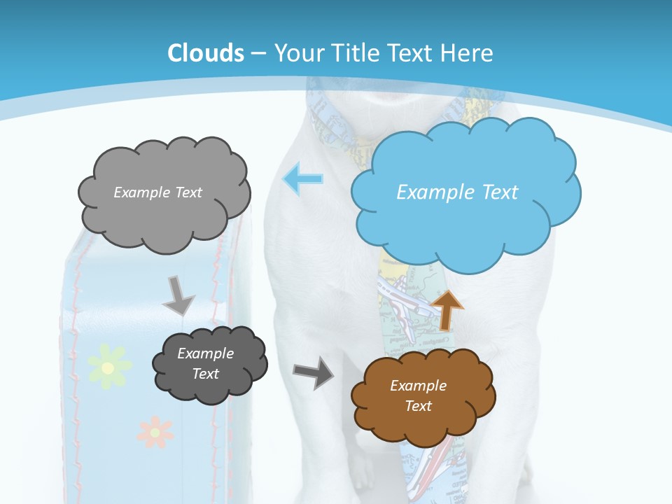 Isolated Glasses Holiday PowerPoint Template