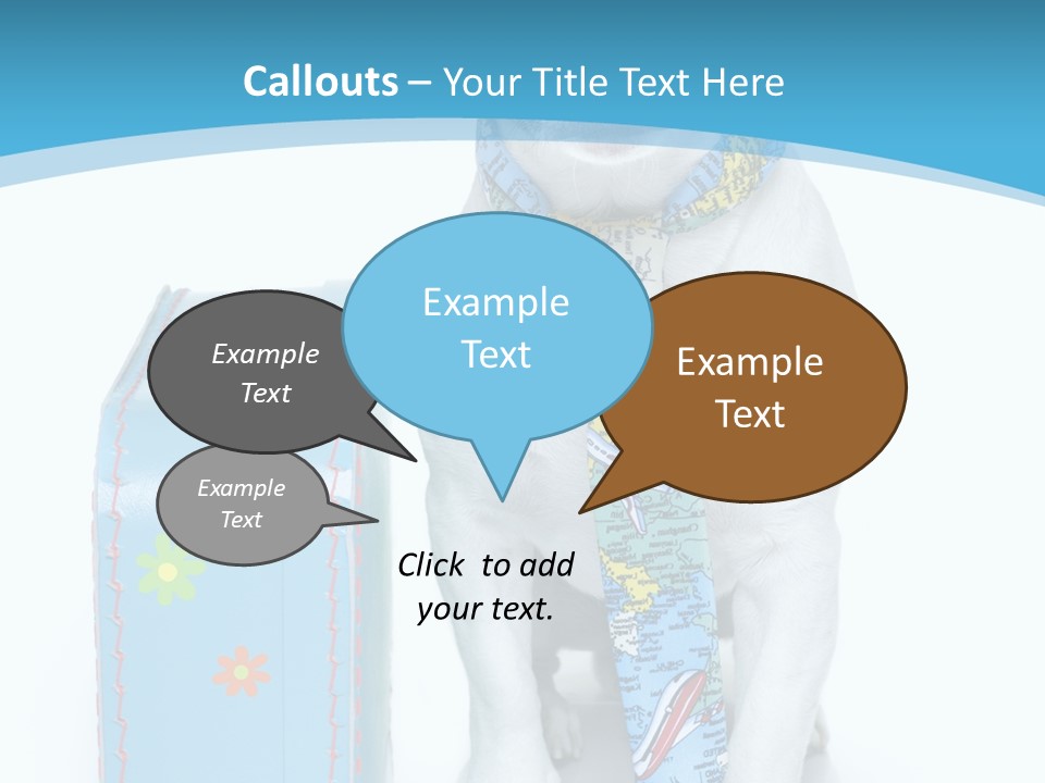 Isolated Glasses Holiday PowerPoint Template
