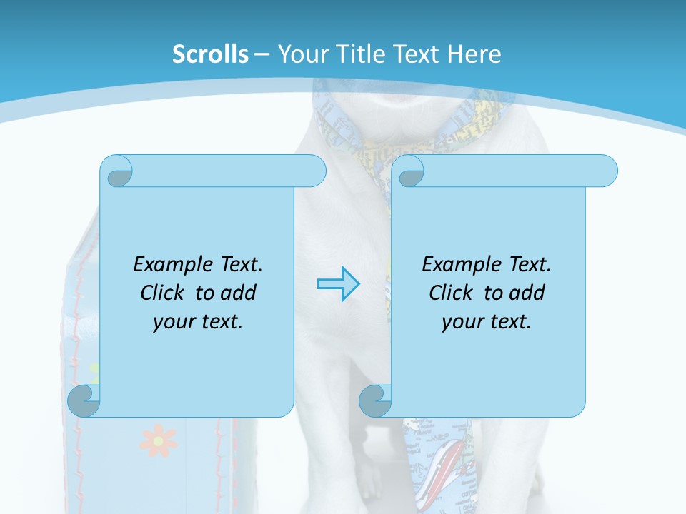 Isolated Glasses Holiday PowerPoint Template