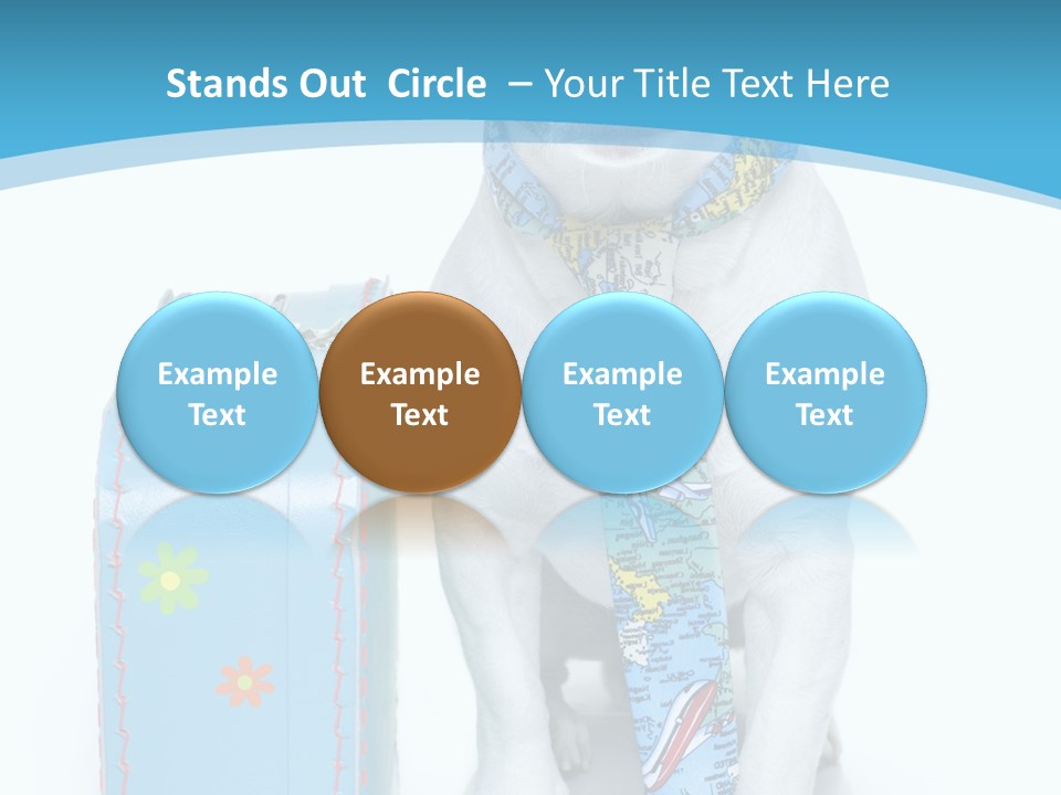 Isolated Glasses Holiday PowerPoint Template