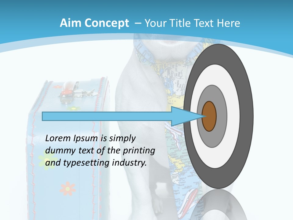 Isolated Glasses Holiday PowerPoint Template