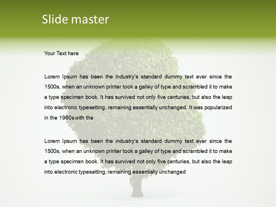 People Think Human PowerPoint Template