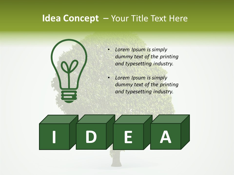 People Think Human PowerPoint Template