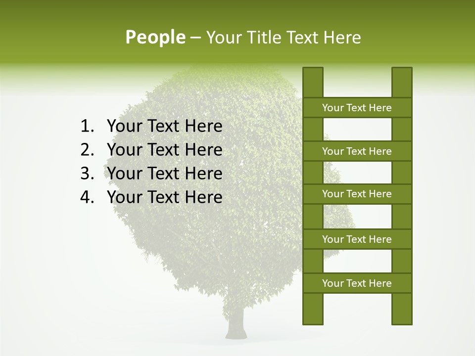 People Think Human PowerPoint Template