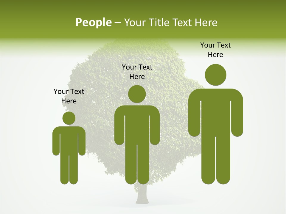 People Think Human PowerPoint Template