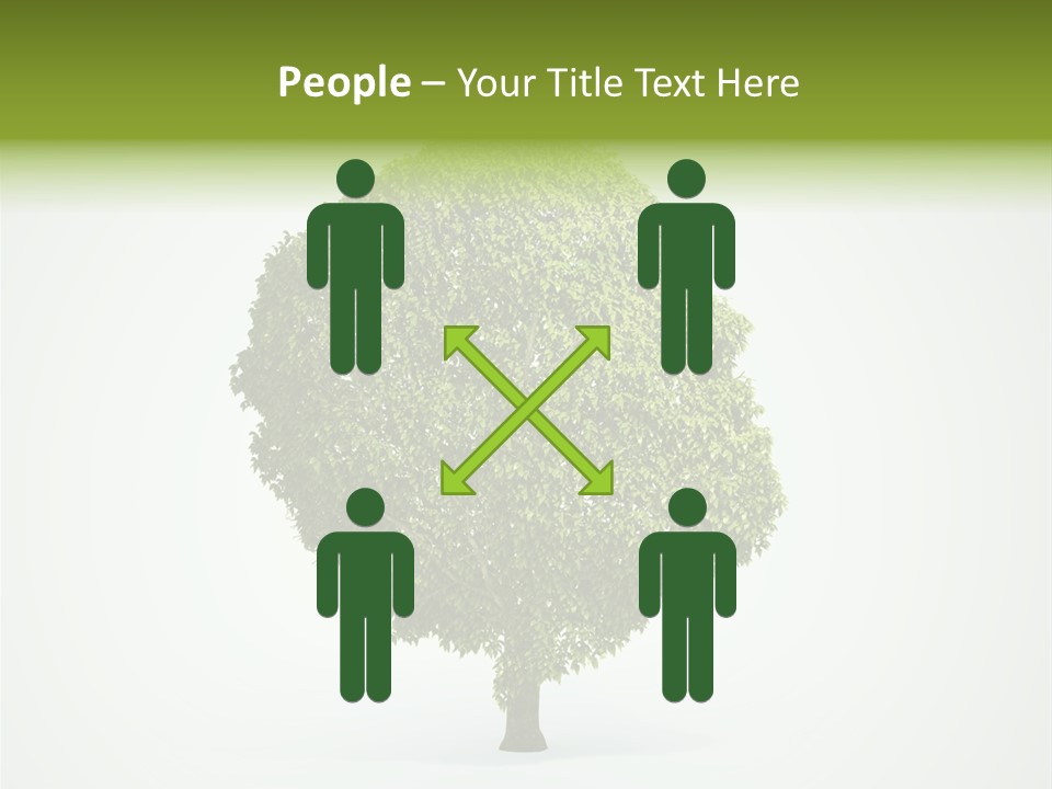 People Think Human PowerPoint Template