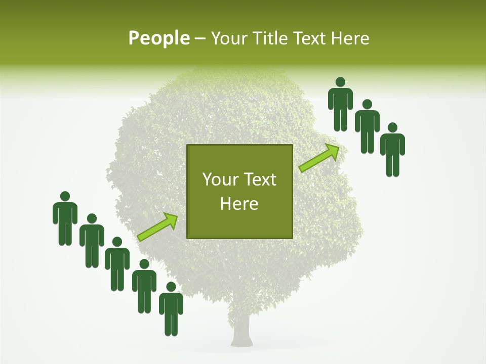 People Think Human PowerPoint Template