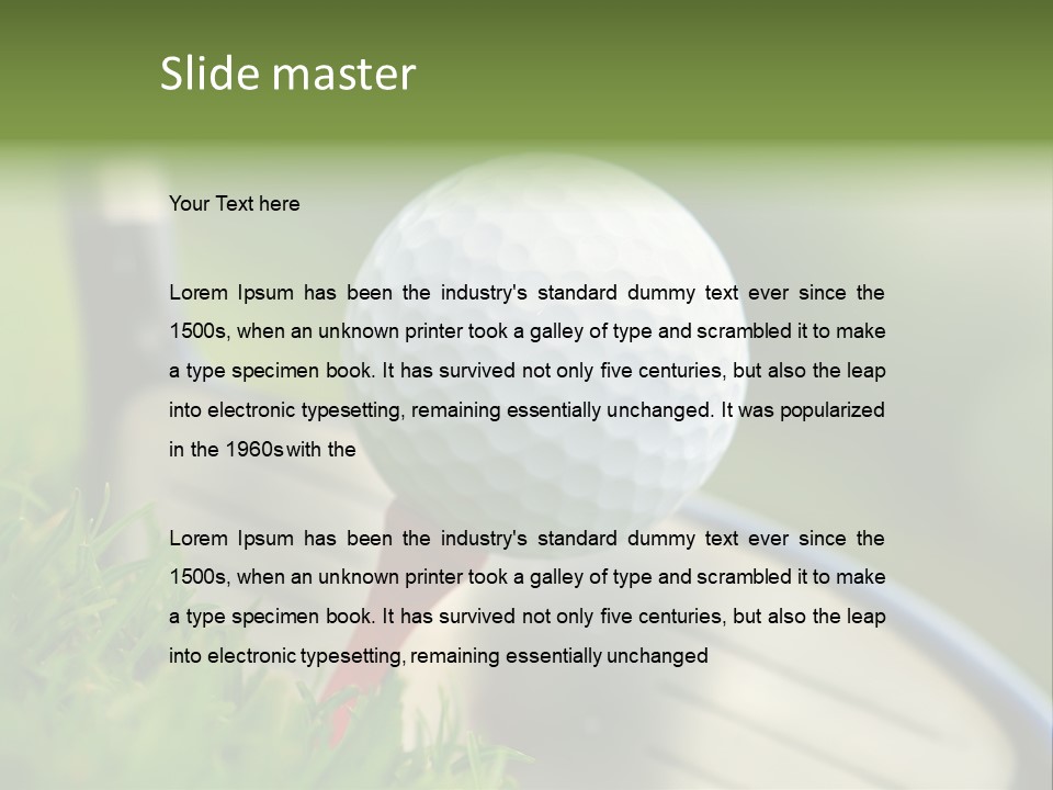 Day Course Pursuit PowerPoint Template