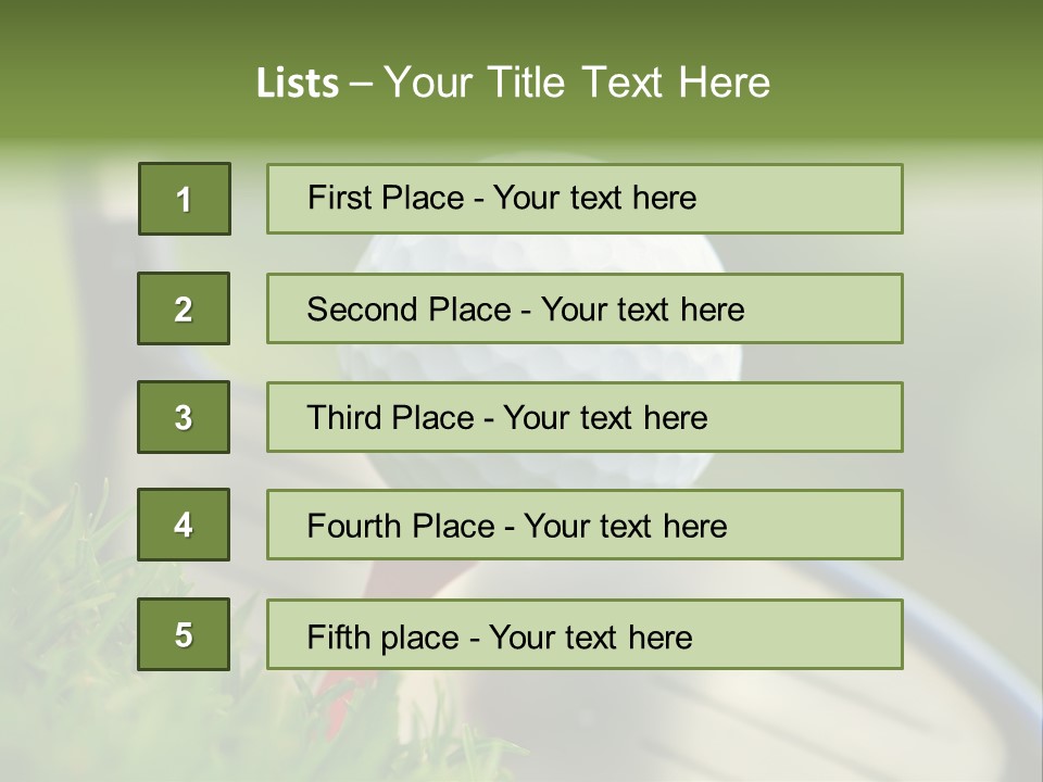Day Course Pursuit PowerPoint Template