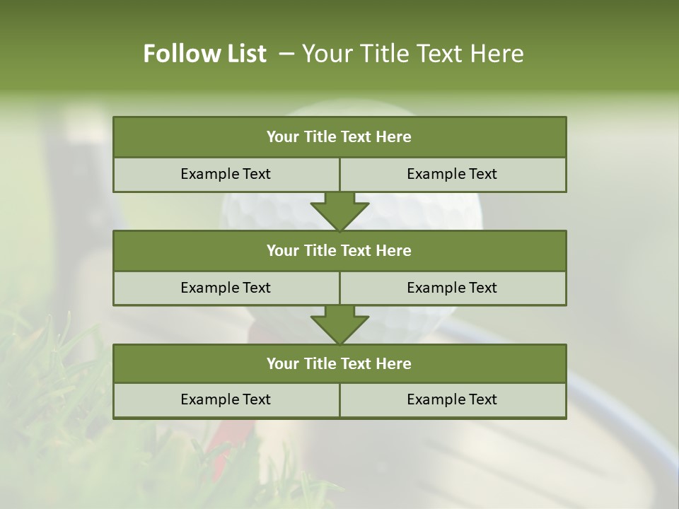 Day Course Pursuit PowerPoint Template
