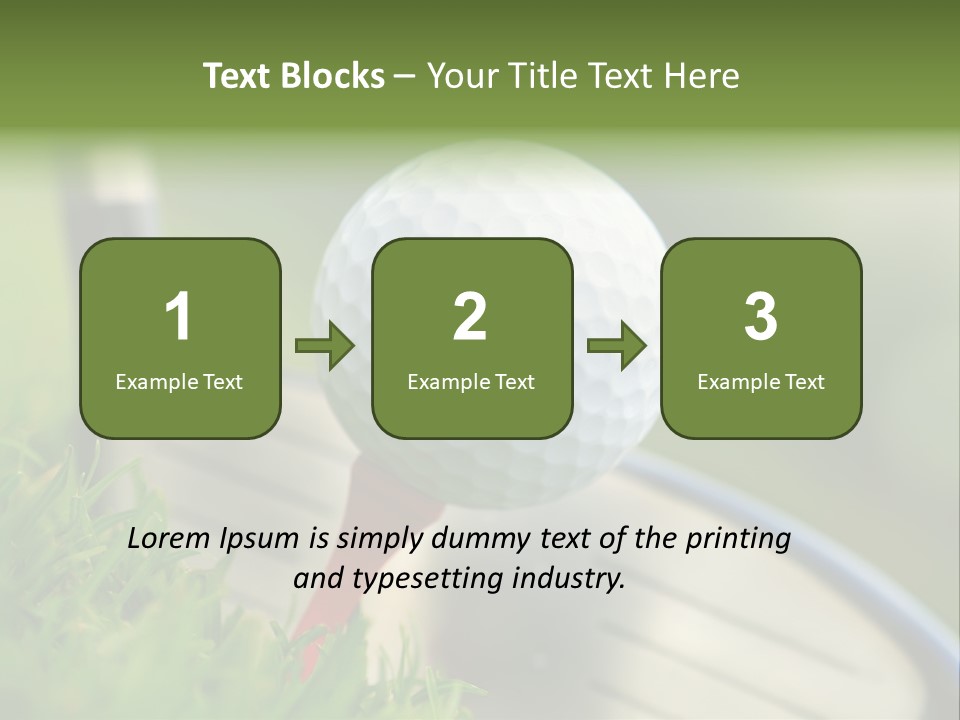 Day Course Pursuit PowerPoint Template