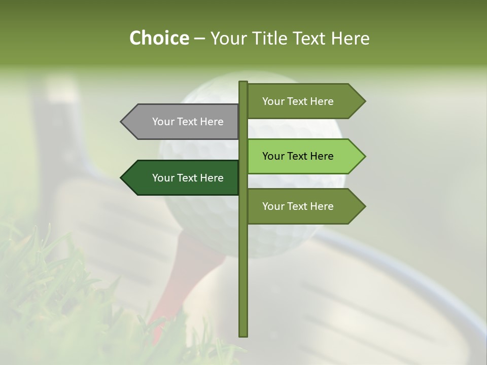 Day Course Pursuit PowerPoint Template