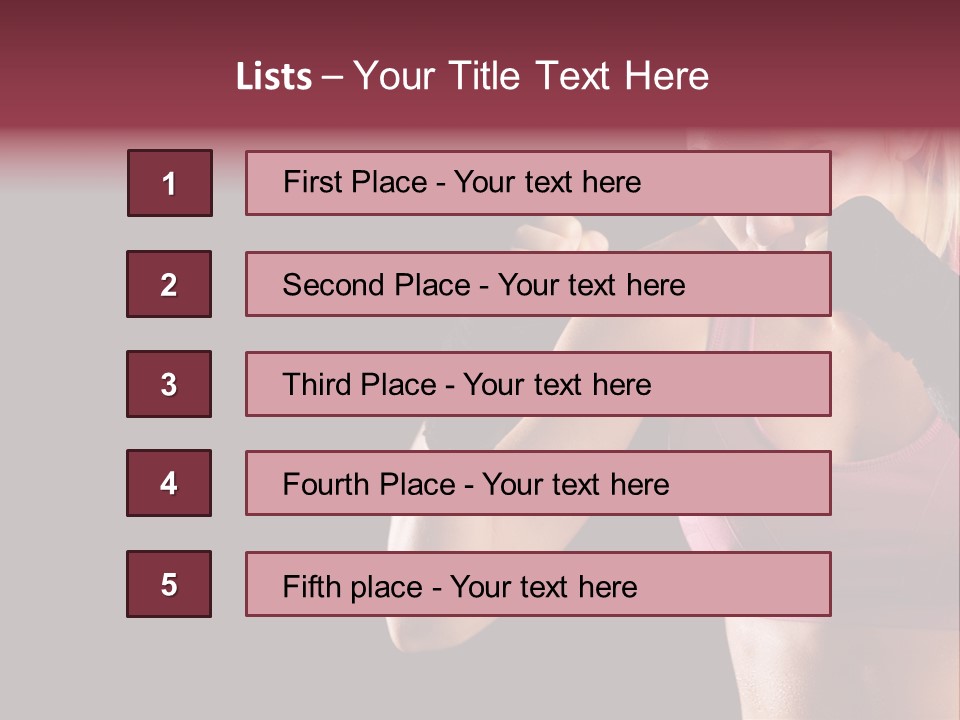 Boxing Arts Athletic PowerPoint Template