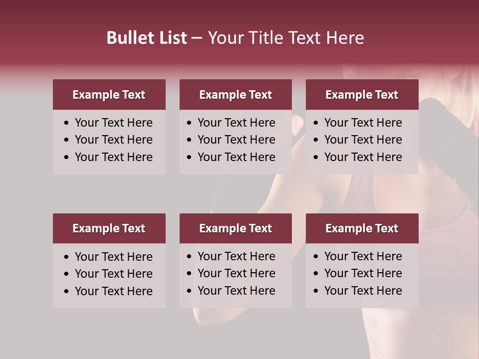 Boxing Arts Athletic PowerPoint Template