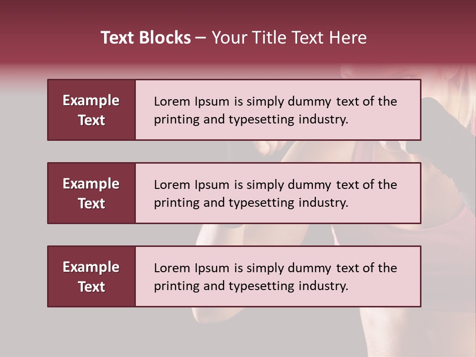 Boxing Arts Athletic PowerPoint Template