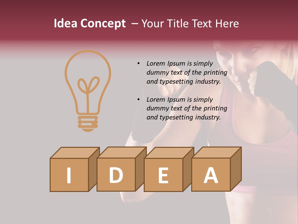 Boxing Arts Athletic PowerPoint Template