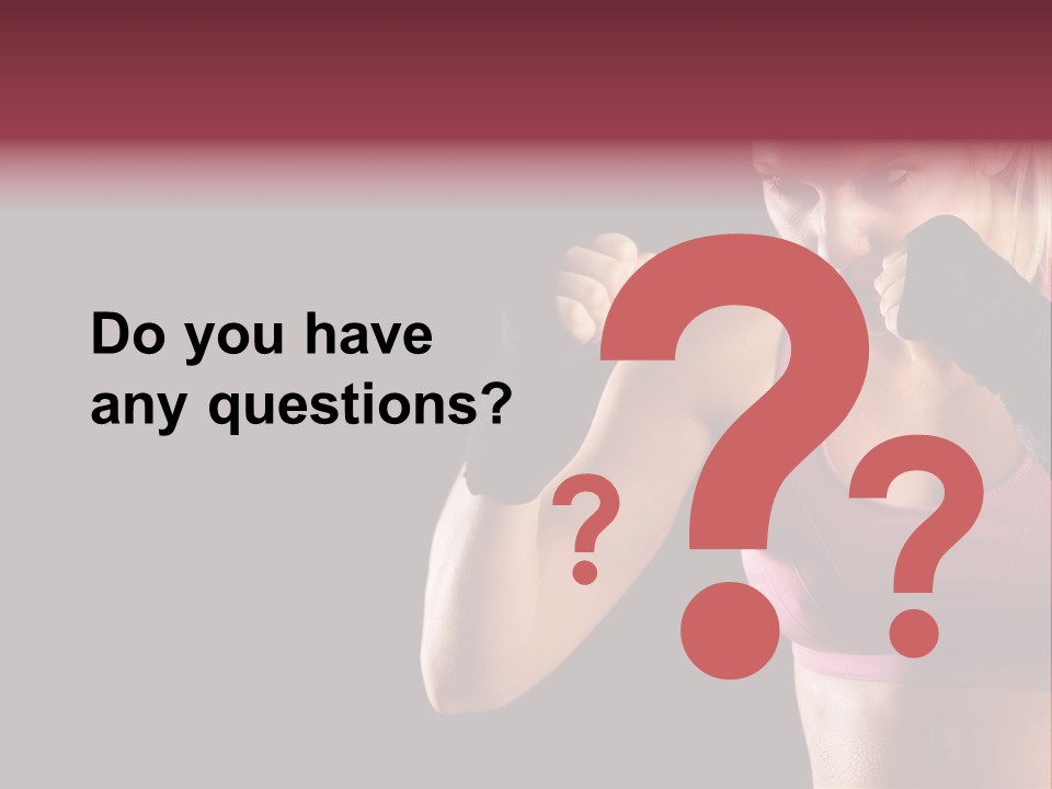 Boxing Arts Athletic PowerPoint Template