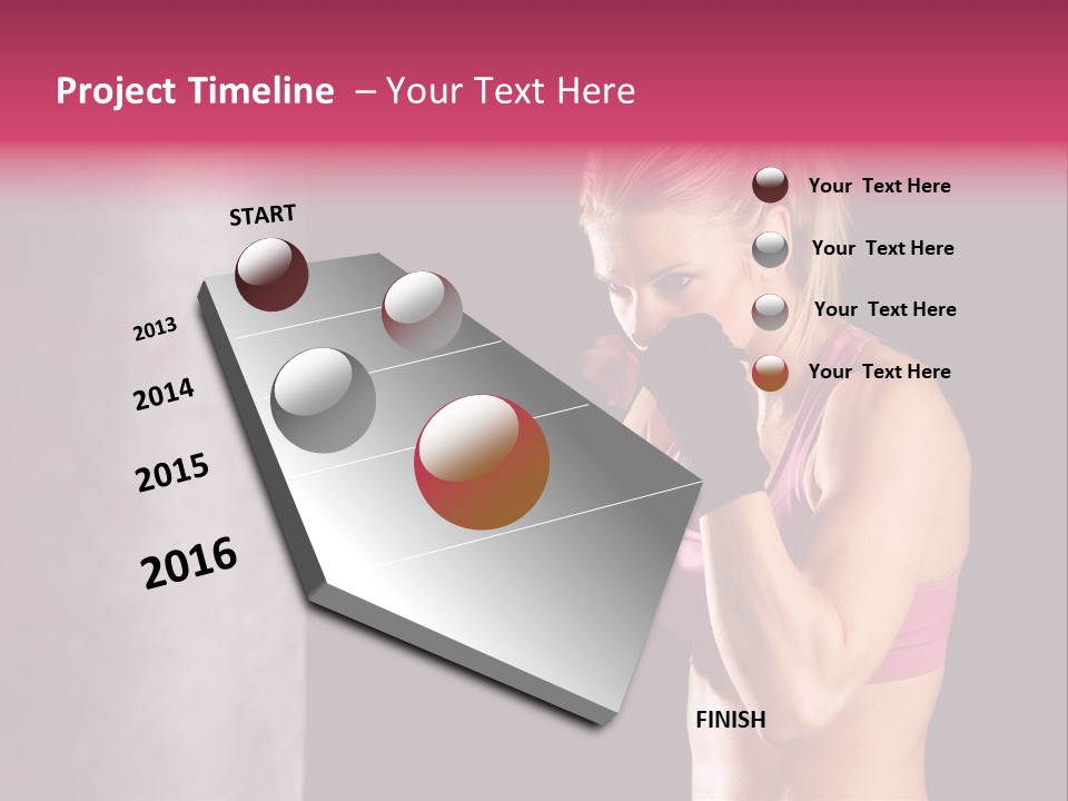 Pretty Arts Glove PowerPoint Template