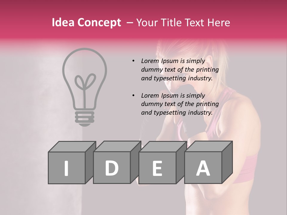 Pretty Arts Glove PowerPoint Template