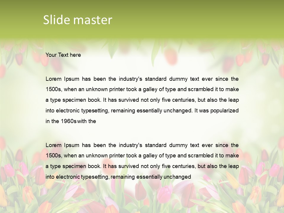 Bloom Easter Blossom PowerPoint Template