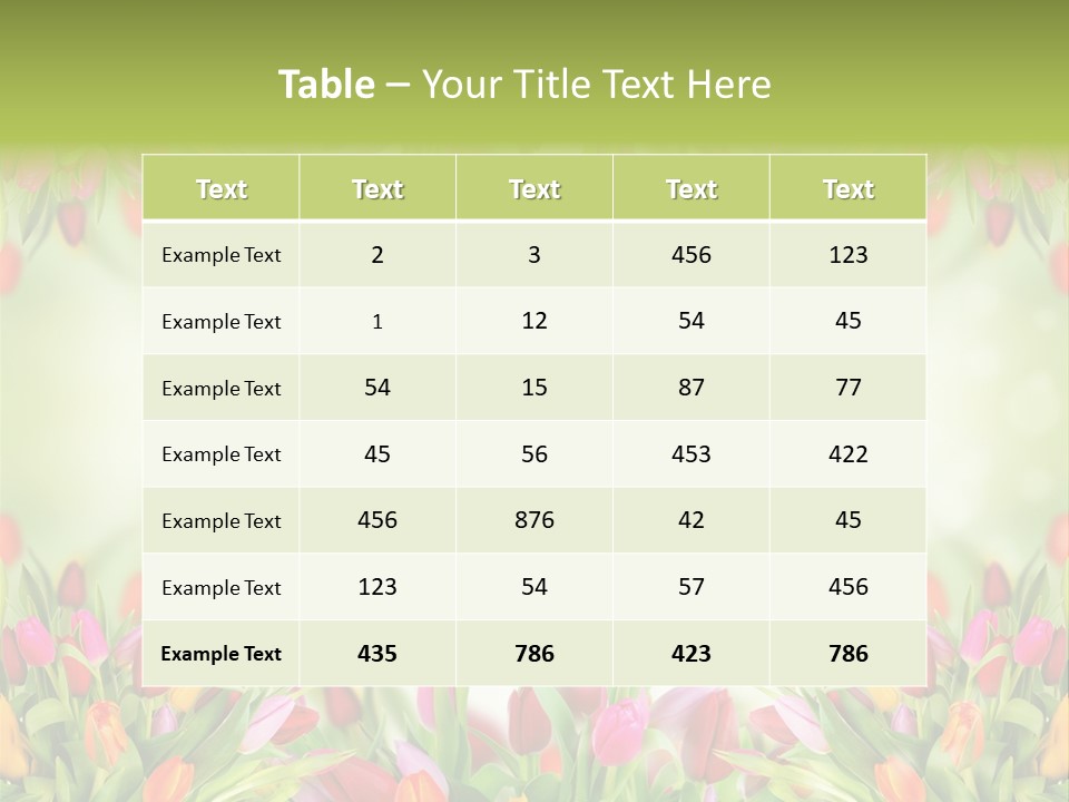 Bloom Easter Blossom PowerPoint Template