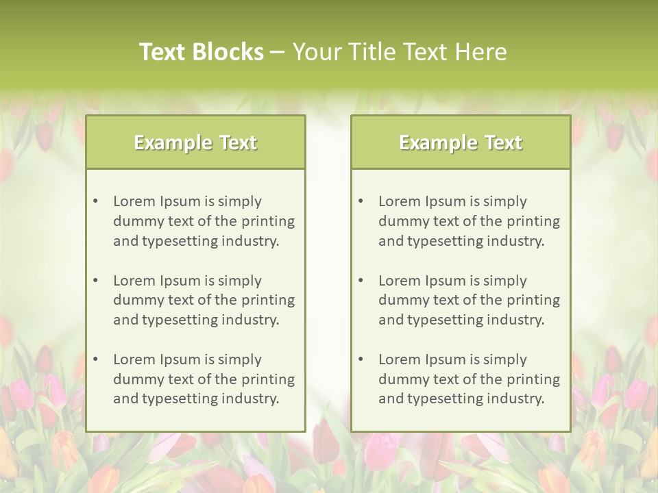 Bloom Easter Blossom PowerPoint Template