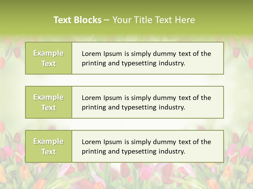 Bloom Easter Blossom PowerPoint Template