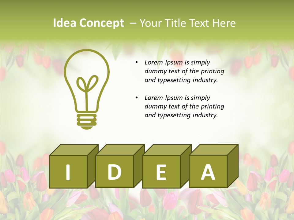 Bloom Easter Blossom PowerPoint Template