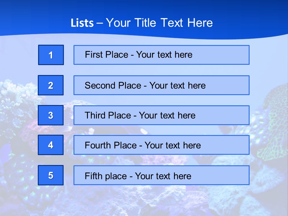 Aquatic Wildlife Depth PowerPoint Template