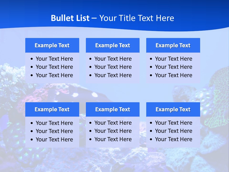 Aquatic Wildlife Depth PowerPoint Template