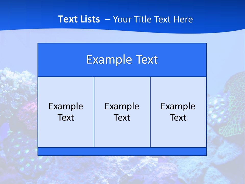 Aquatic Wildlife Depth PowerPoint Template