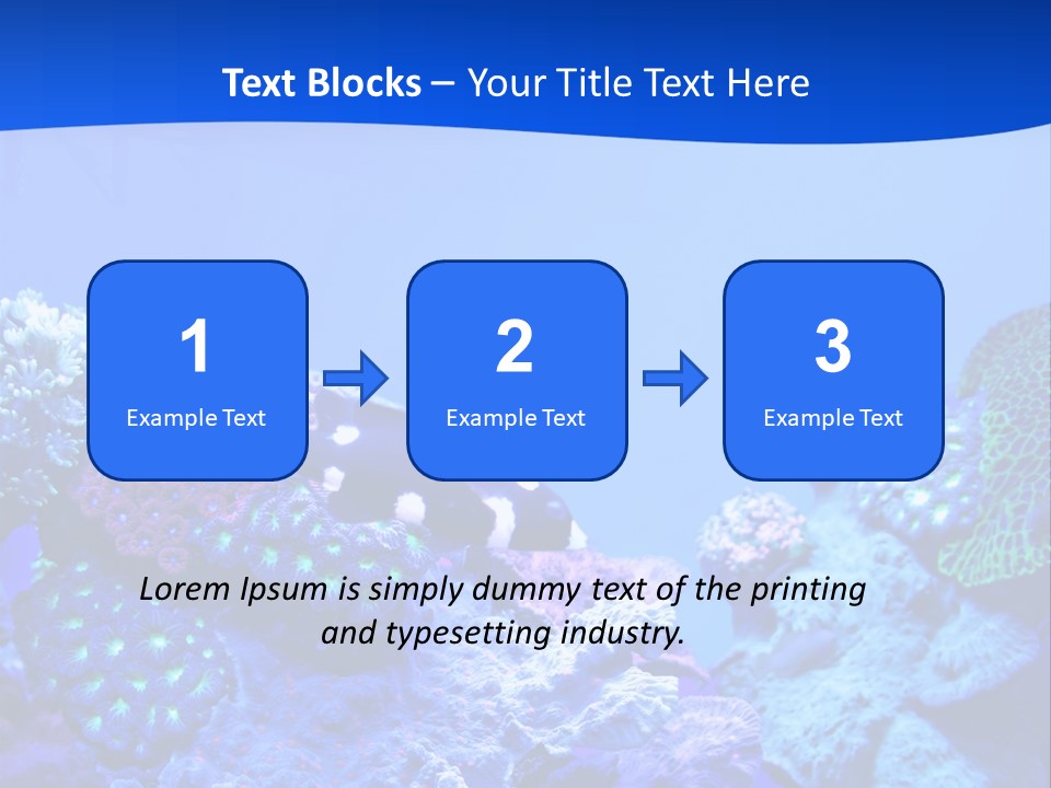 Aquatic Wildlife Depth PowerPoint Template