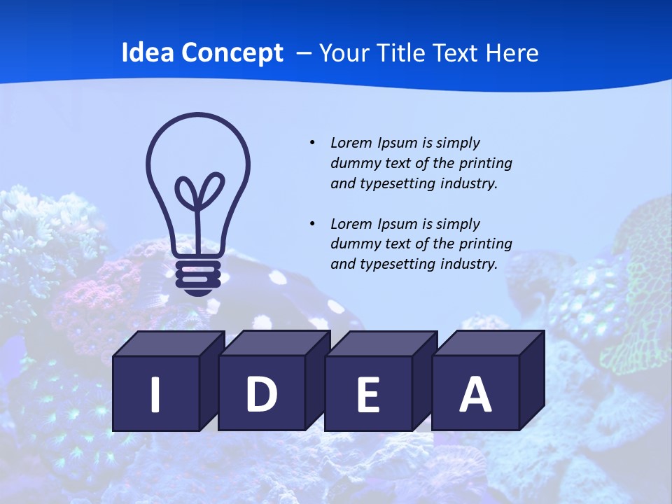 Aquatic Wildlife Depth PowerPoint Template