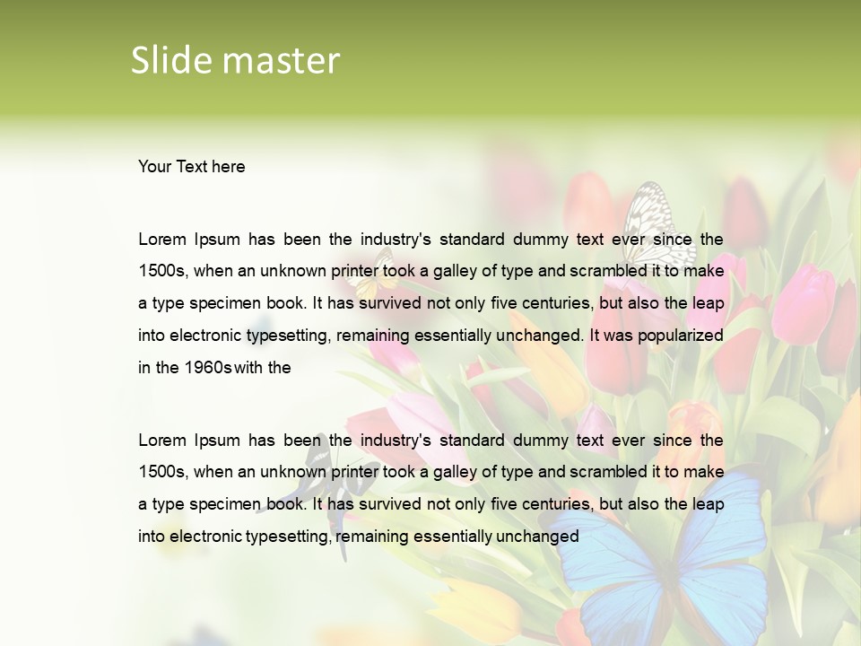 Event Blur Red PowerPoint Template