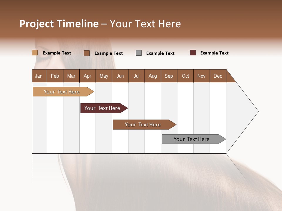 Hairstyle Healthy Hair PowerPoint Template