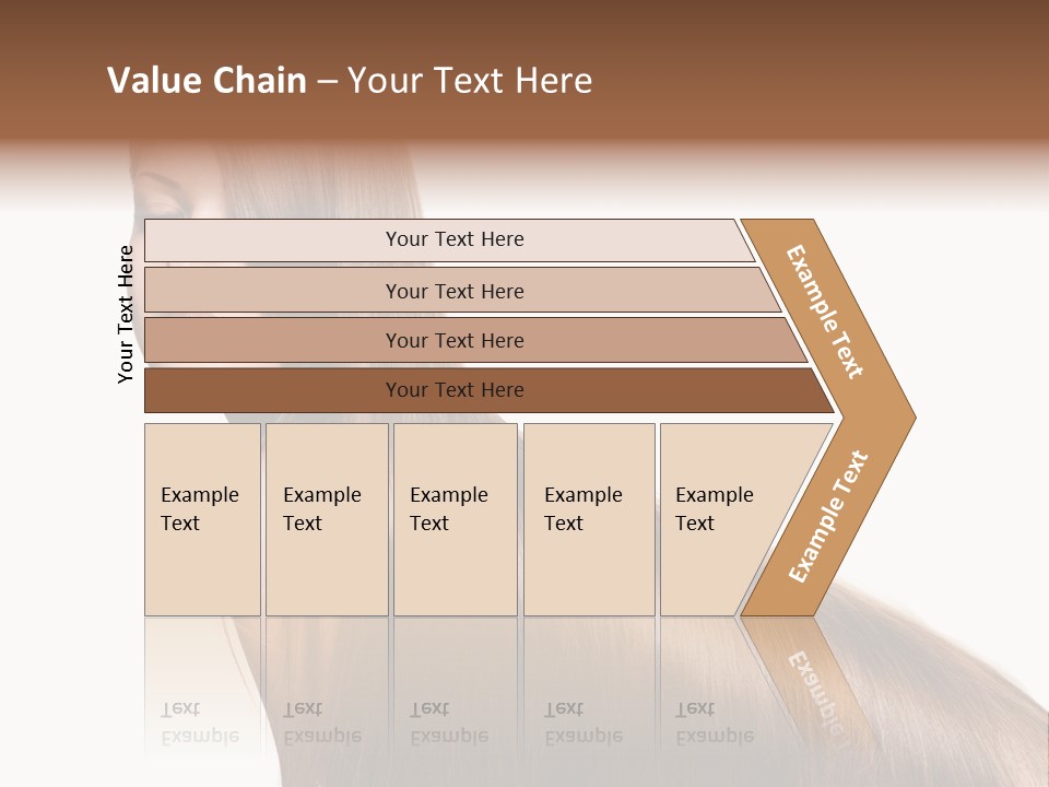 Hairstyle Healthy Hair PowerPoint Template