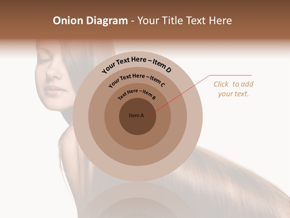 Hairstyle Healthy Hair PowerPoint Template