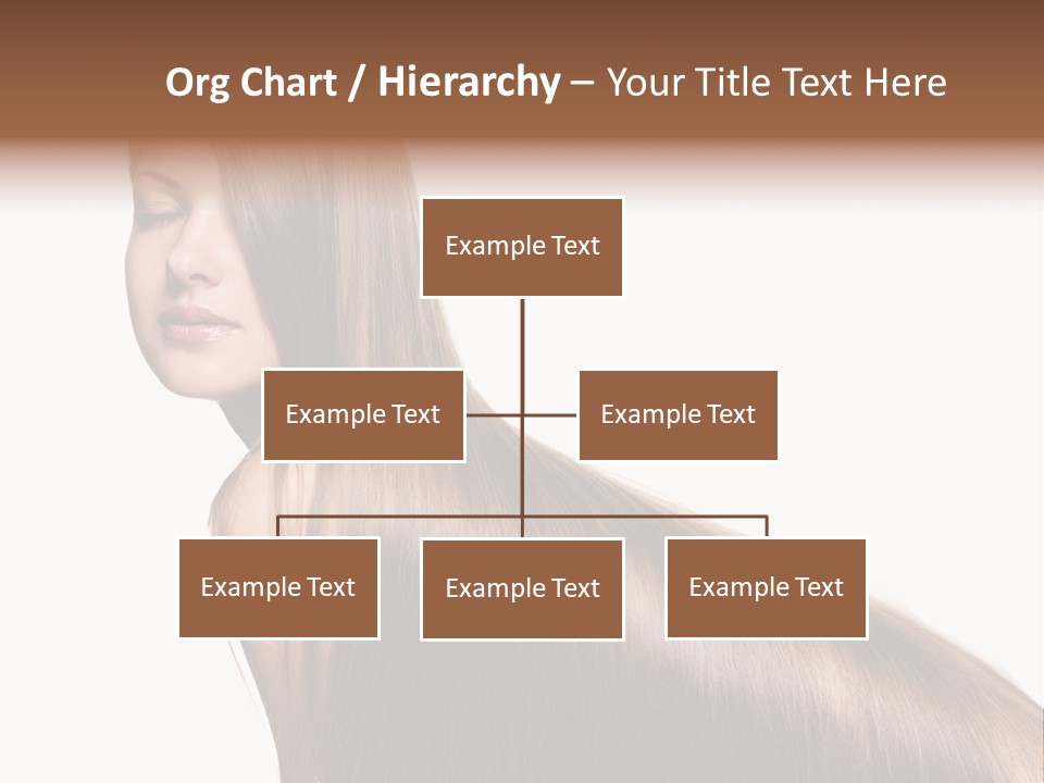 Hairstyle Healthy Hair PowerPoint Template